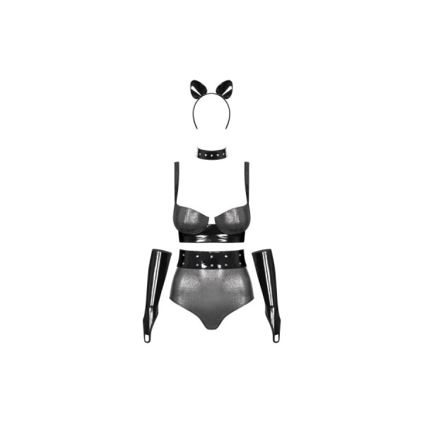 Silveria Ensemble 6 pcs - Argent et Noir